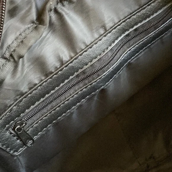 Replica FOSSIL bowler shoulder bag black white - Picture 9 of 12